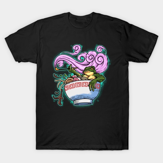 Kaeru Ramen T-Shirt by I Love Villains